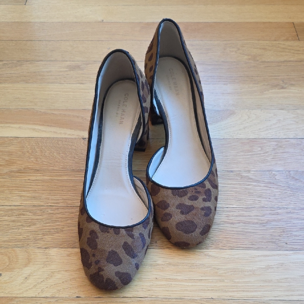 EUC Cole Haan Diana D'orsey Animal Print Pump - Genuine Calf Hair